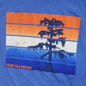 American Apparel Gainesville FL Tee Sz S – Blue Cotton Blend Graphic